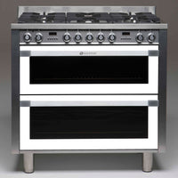 Double Freestanding Oven White